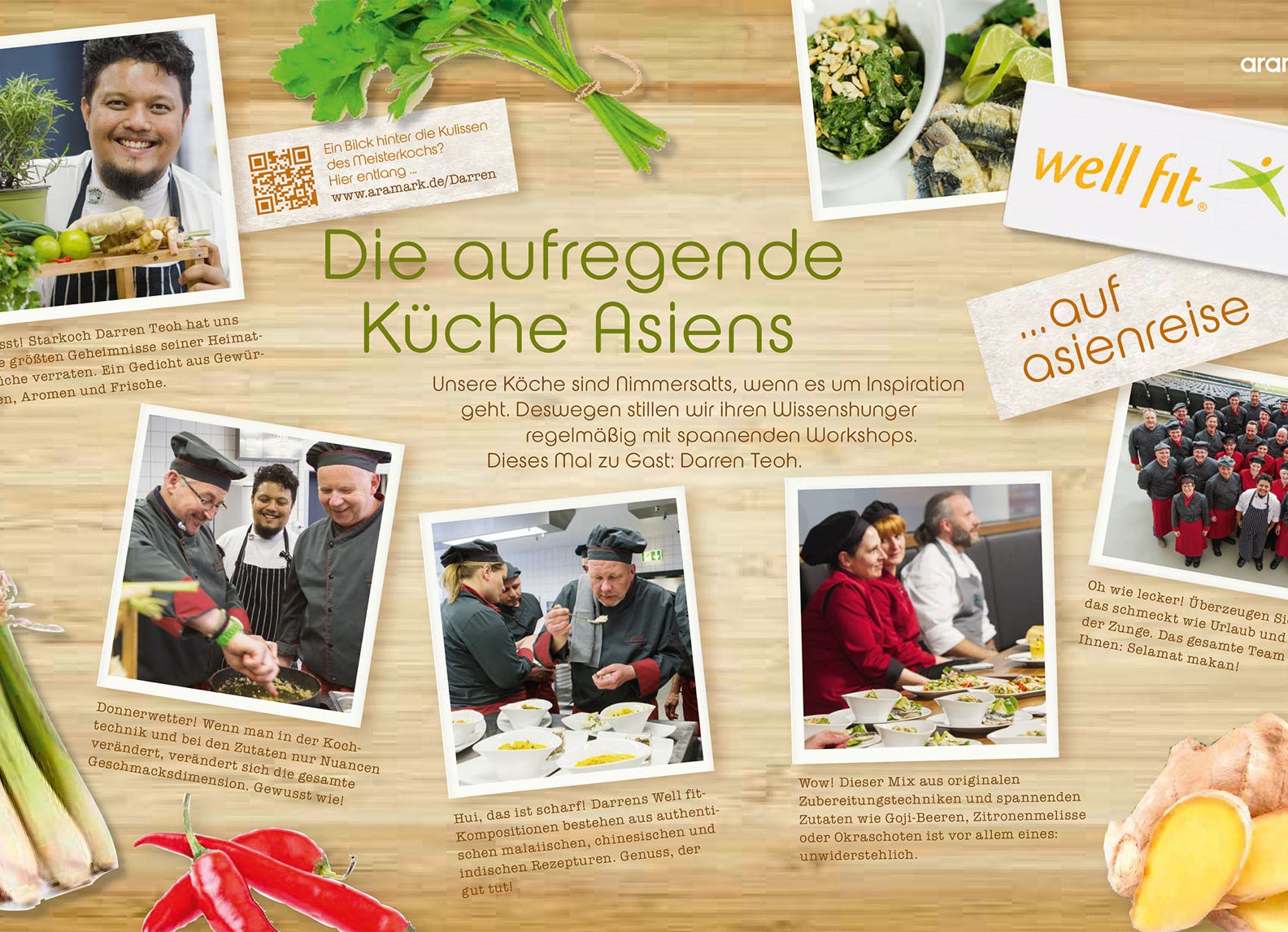 ARAMARK-Flyer über die aufregende Küche Asiens