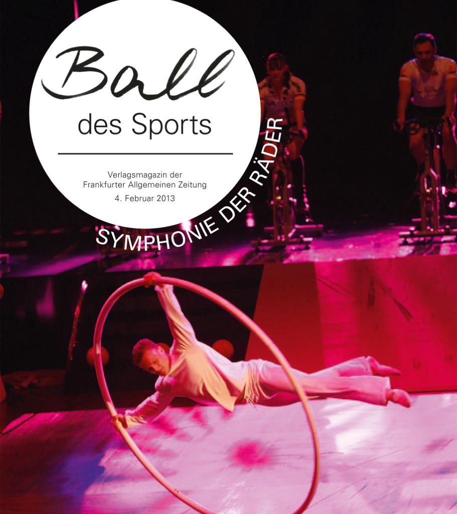 FAZ-Ballzeitung zu Ball des Sports in den Rheingold-Hallen