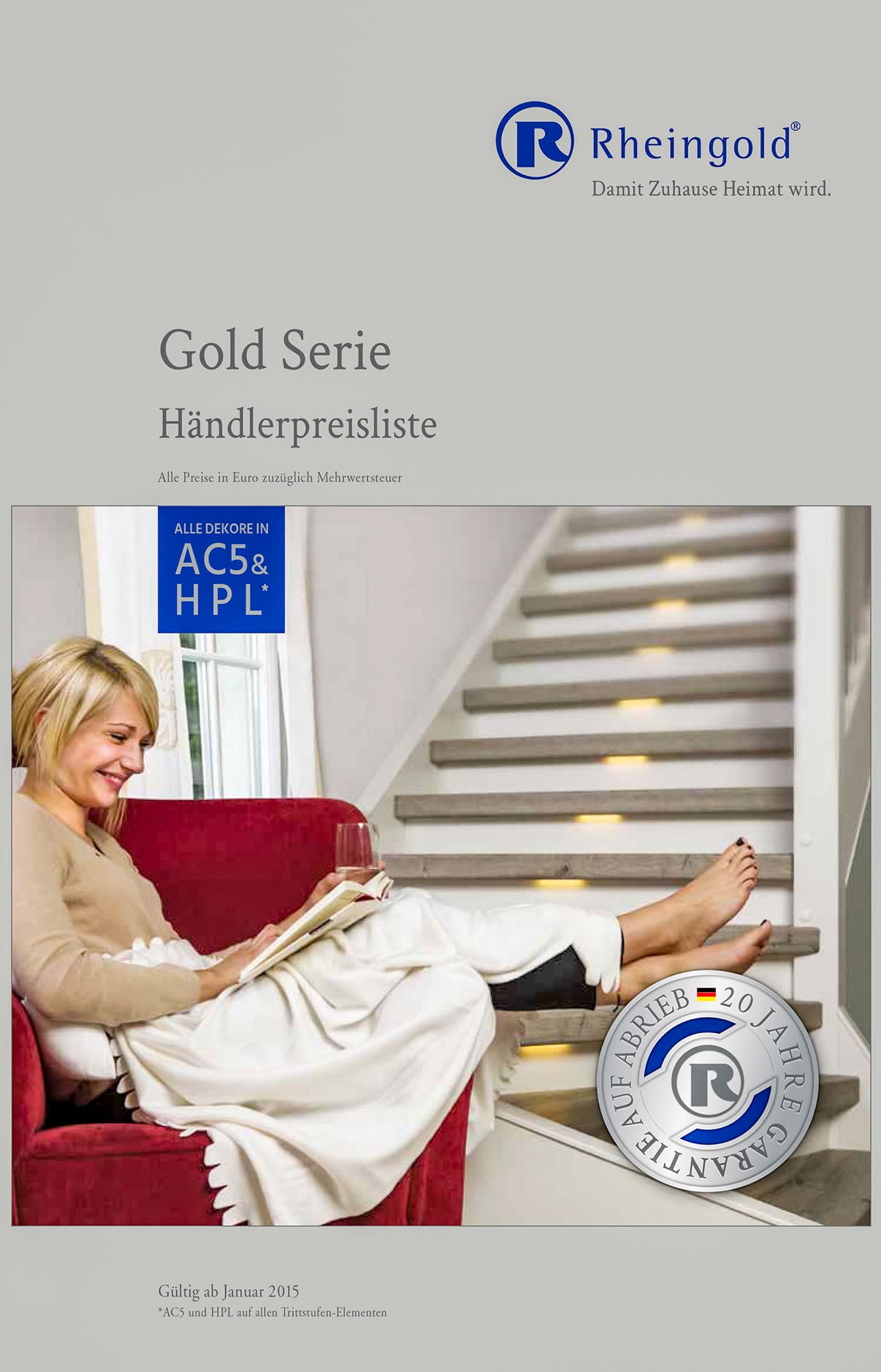 Händler-Preisliste zu Produkten von Rheingold-Treppen